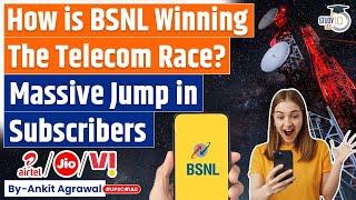 BSNL Witnesses Massive Surge in New Customers after Reliance JIO & Airtel Price Hike  UPSC