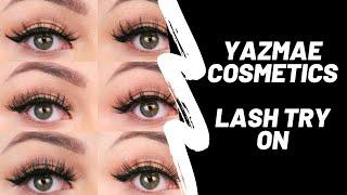 Yazmae Cosmetics Lash TRY ON