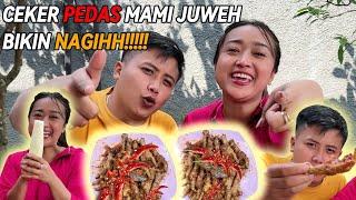 CEKER PEDAS MAMA JUWEH BIKIN MEREM MELEK..