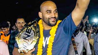 Indias FIRST-EVER MMA World Champion Returns Home 