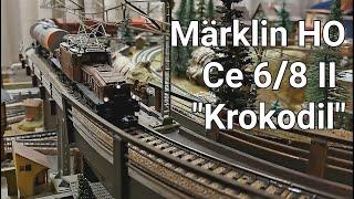 Märklin HO Krokodil der SBB - Fahrtvideo