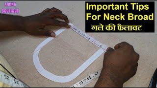 Important Tips About Neck Broad