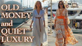 OLD MONEY and Quiet Luxury Style  Relaxing Italian Street Style Summer 2024. Fashion VLOG