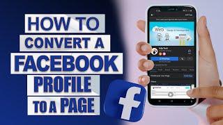 How to convert Facebook profile to page 2022  Facebook Account to Page