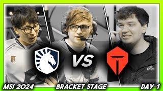 PRISONERS MSI 2024 CoStreams  Bracket Stage  Day 1 TL vs TES