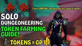 SOLO Dungeoneering TOKEN FARMING Guide - FAST TOKENS - 2024