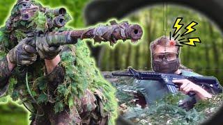 Causing Total Confusion In A Ghillie Suit - Airsoft Sniper