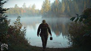 Solo Camping and Bushcraft by the Lake.