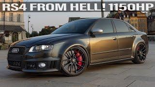 RS4 FROM HELL 1150HP ENGINE SWAP AUDI RS4 B7 PROJECT - 2.7L V6 BITURBO MONSTER 100-200 in 3.7 sec