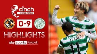 Celtic record their biggest victory in 12 years  Dundee United 0-9 Celtic  Highlights