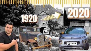 Je Compare deux Citroen qui ont 100ans décart