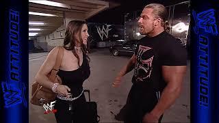 Triple H gives the Corvette cut in half to Stephanie McMahon  SmackDown 2002