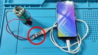 DIY Powerful power bank make at homemake a power bank with old charger dril machine battery #diy