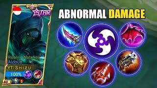 ALDOUS ABNORMAL DAMAGE one hit  ALDOUS EMBLEM SET  ALDOUS BEST BUILD 2022