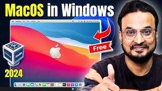 Install MacOS in Virtualbox on Windows PC FREE️2024 Hindi