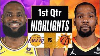 Los Angeles Lakers vs. Phoenix Suns Full Highlights 1st QTR  Oct 6  2024 NBA Preseason