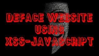 How To Deface Website With Xss JS  H4K-XTRA