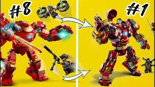 Every Lego Hulkbuster Ranked