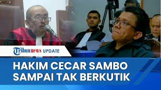 FULL Ferdy Sambo Dicecar Hakim di Sidang Obstruction of Justice Saya Berdosa Semua Salah Saya