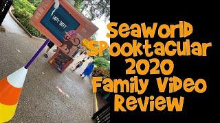 SeaWorld Halloween Spooktacular Family Video Review 2020