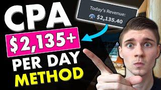 *THIS METHOD* = $2135.40+ Per Day... CPA Marketing For Beginners - GET FREE MOVIES BONUS