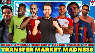 Football Transfer News Bernardo Silva caicedo  PavardWalkerOnana Kane @MenaceAndMonk