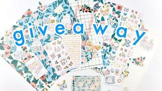 March 2024 Planner Society Giveaway Planner Stickers and More