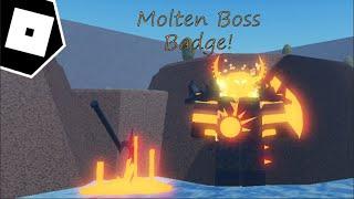 How To Get Molten Boss Badge In BTDSRP 2024 - Roblox MOVED