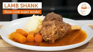 Fork-Tender Slow Cook Lamb Shanks  I have never eaten anything so delicious