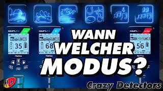 Nokta Simplex Ultra  BT  Lite einstellen Wann welcher Modus? Tutorial