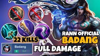 BADANG BEST BUILD HACK DAMAGE ONE HIT DAMAGE BADANG BUILD EMBLEM GAMEPLAY  MOBILE LEGEND