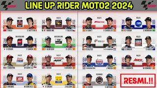 Rider Moto2 2024 - Line up moto2 2024 - Line up MotoGP 2024 - MotoGP 2024