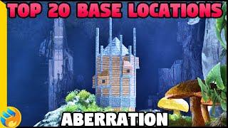 TOP 20 Aberration Base Locations  Ark Survival Ascended  All Zones