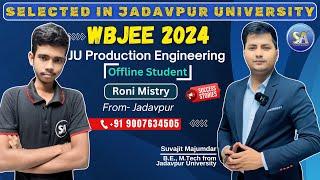 WBJEE 2024 Exam Result  Jadavpur University Production Engineering  Roni Offline Regular Student