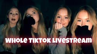 WHOLE TIKTOK LIVESTREAM FROM MARCH 11TH - IZA AND ELLE TIKTOK