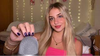 ASMR Mic Scratching and Nail Tapping  Whispering
