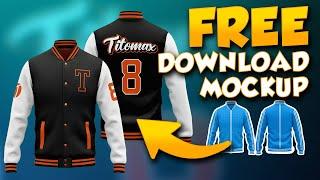 FREE VARSITY JACKET MOCKUP DESIGN FREE JACKET MOCKUP PSD