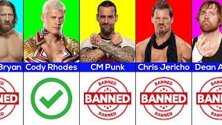 Wrestlers who are banned from WWE forever