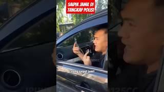 Saipul jamil di tangkap polisi di jalur busway jkt barat