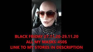 BLACK FRIDAY-SALE-ALL MY FEMALE SILICONE MASKS-450$