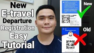 BAGONG ETRAVEL DEPARTURE REGISTRATION EASY TUTORIAL  NEW AND LATEST E-TRAVEL UPDATE 2024