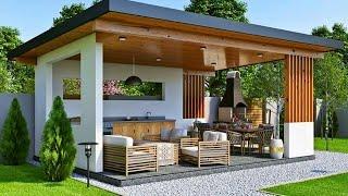 100 Modern Patio Design Ideas 2024 Backyard Garden Landscaping ideas House Exterior Rooftop Pergola