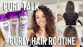 CURL TALK Curly Hair Routine  2b-3a wavescurls