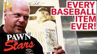 Pawn Stars TOP BASEBALL ITEMS OF ALL TIME