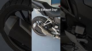 2023 Honda CB500X Akrapovic Carbon Exhaust Link For High Quality Audio in Description & Comments