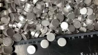 Алюминий таблетированный диаметр 9мм чистота 997% марка А7