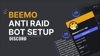 Discord Anti Raid Bot Setup Tutorial 2022  Beemo Bot