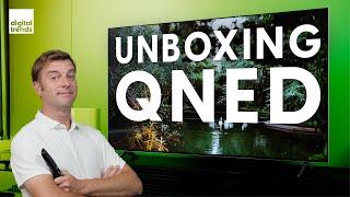 LG QNED99 mini-LED 8K TV  Unboxing Setup Impressions