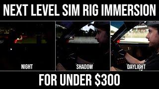 NEXT LEVEL SIM RIG IMMERSION FOR UNDER $300 - Adaptive Ambient Lighting using Phillips Hue Lights