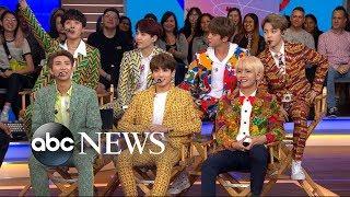 BTS one of the hottest music groups in the world speaks out on GMA